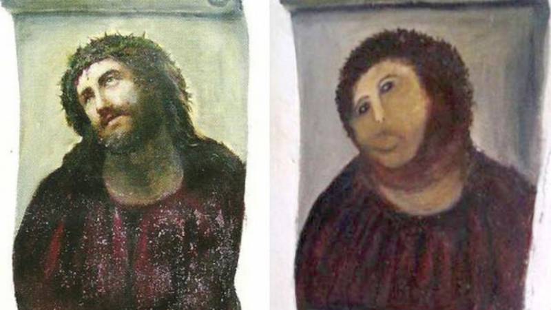 ElÃas GarcÃa MartÃnez, Cecilia Giménez / Original and Monkey Jesus